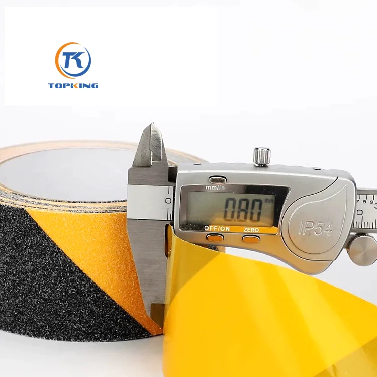 Customized 50mm * 5 m PVC Film Black Anti Slip Tape Outdoor High Quality Heavy Duty Self Adhesive Anti Slip Tape