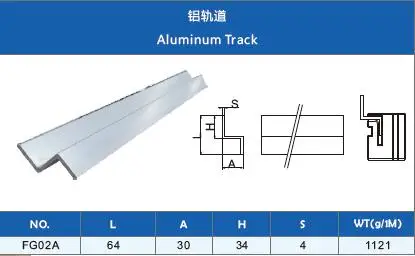 Aluminum Rail Track For Cantilever Gate Carriage Series