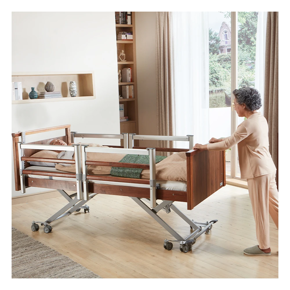 Многофункциональная деревянная медицинская кровать для домашнего ухода