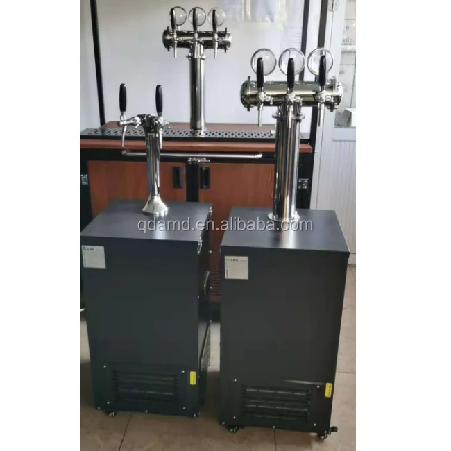Premix vertical draft beer dispenser machine cooler for dispensing bar equipment
