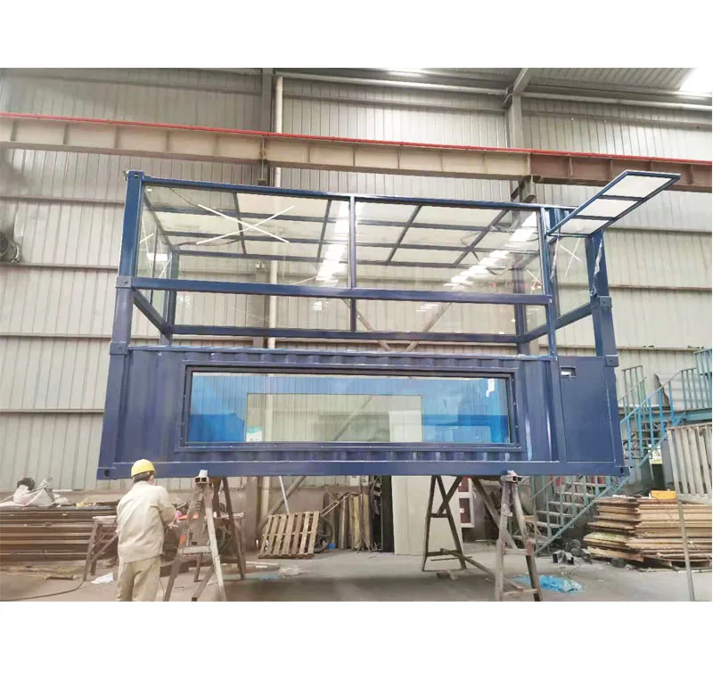 Prefabricated expandable foldable house container expandable