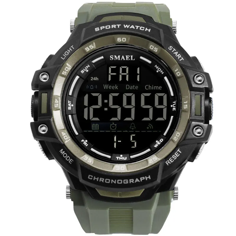 relogio SMAEL 1350 watches digital display led men waterproof custom sports watch