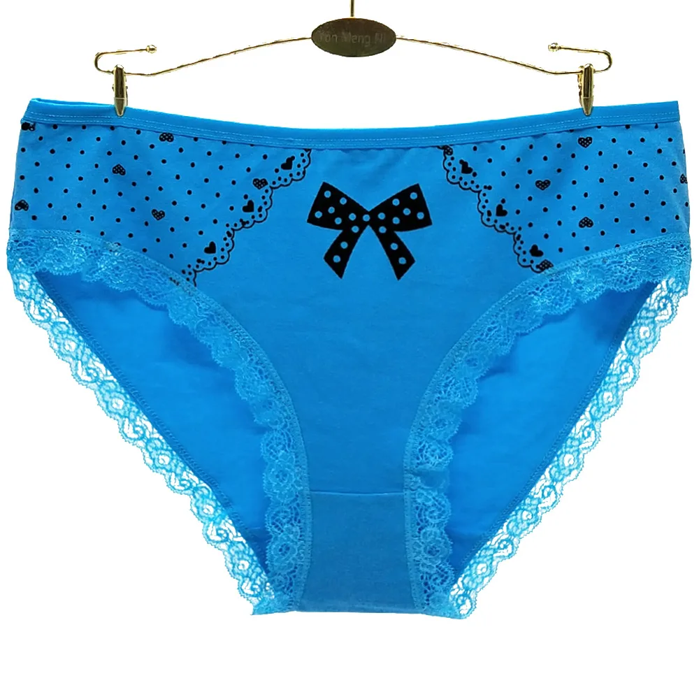 Wholesale Big Size Momy Size Lace Cotton Underwear Women 2XL XXXL 4XL Sizes For Young Momy Fat Lady