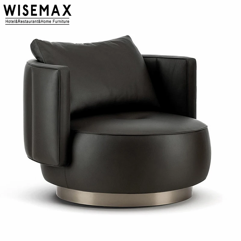 WISEMAX мебель итальянские современные дизайнерские диваны диван кресло набор из дерева на заказ кожаные для гостиной