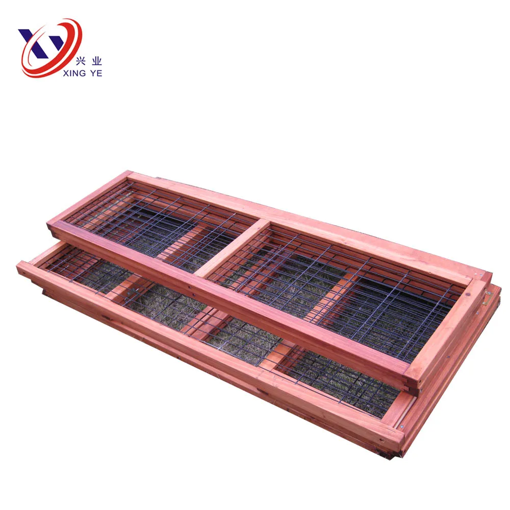 Industrial galvanized pet cage folding rabbit hutch and ruin for sale