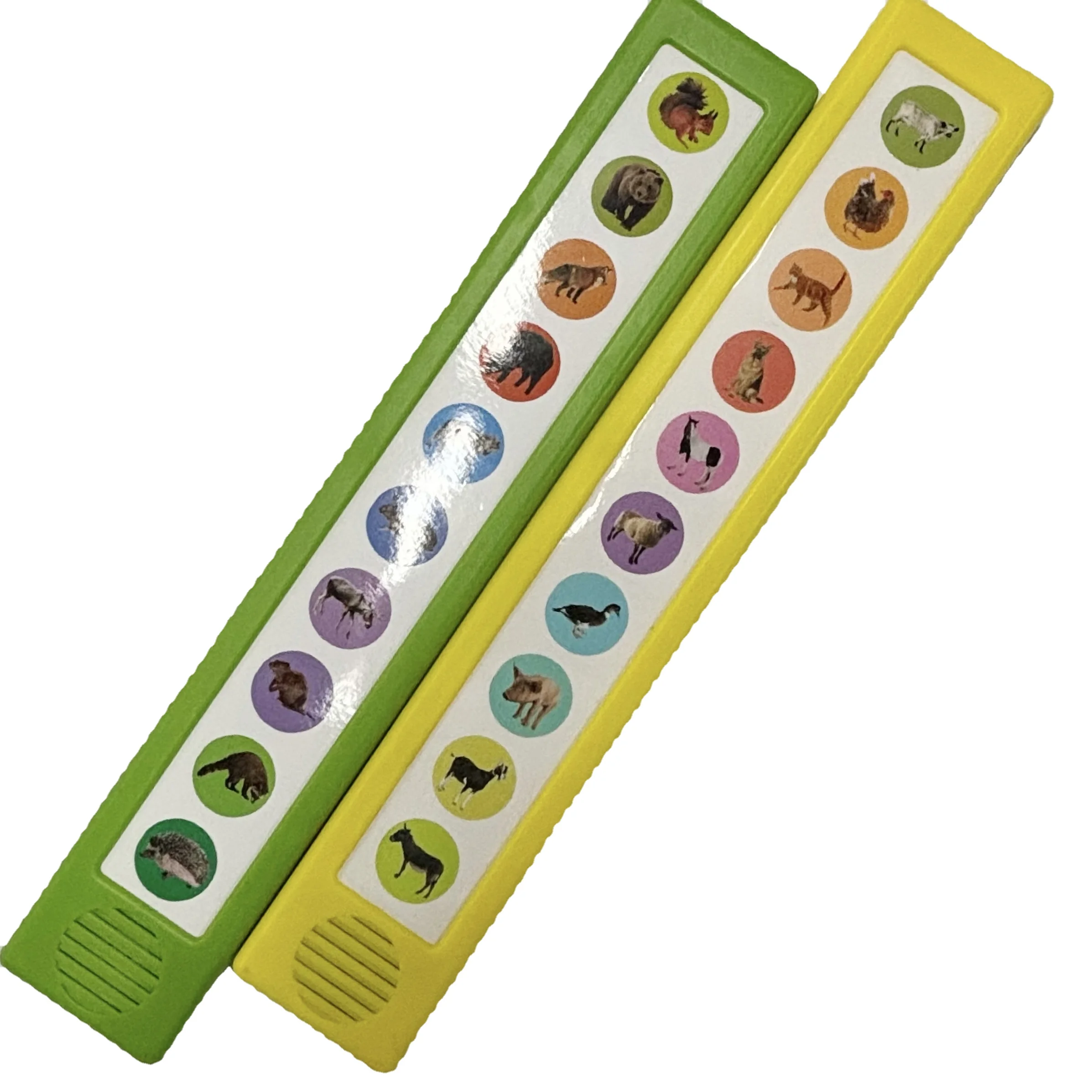 Factory Customized Child-friendly Learning Sound Emitter With Buttons Animal Babies 10-button Sound Book Kids Islamic Toys