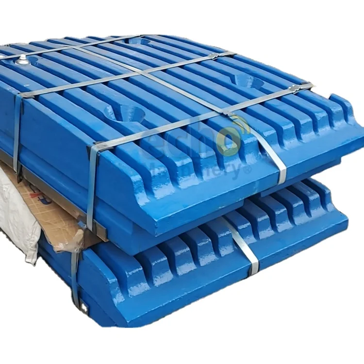 High manganese C12 QJ341 swing and fixed jaw plate for mining,recycling field