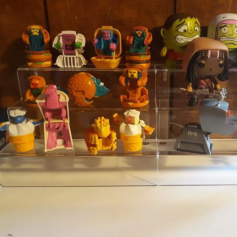 Прозрачный акриловый дисплей для Amiibo Funko POP фигурки многоярусный стенд украшения и организации