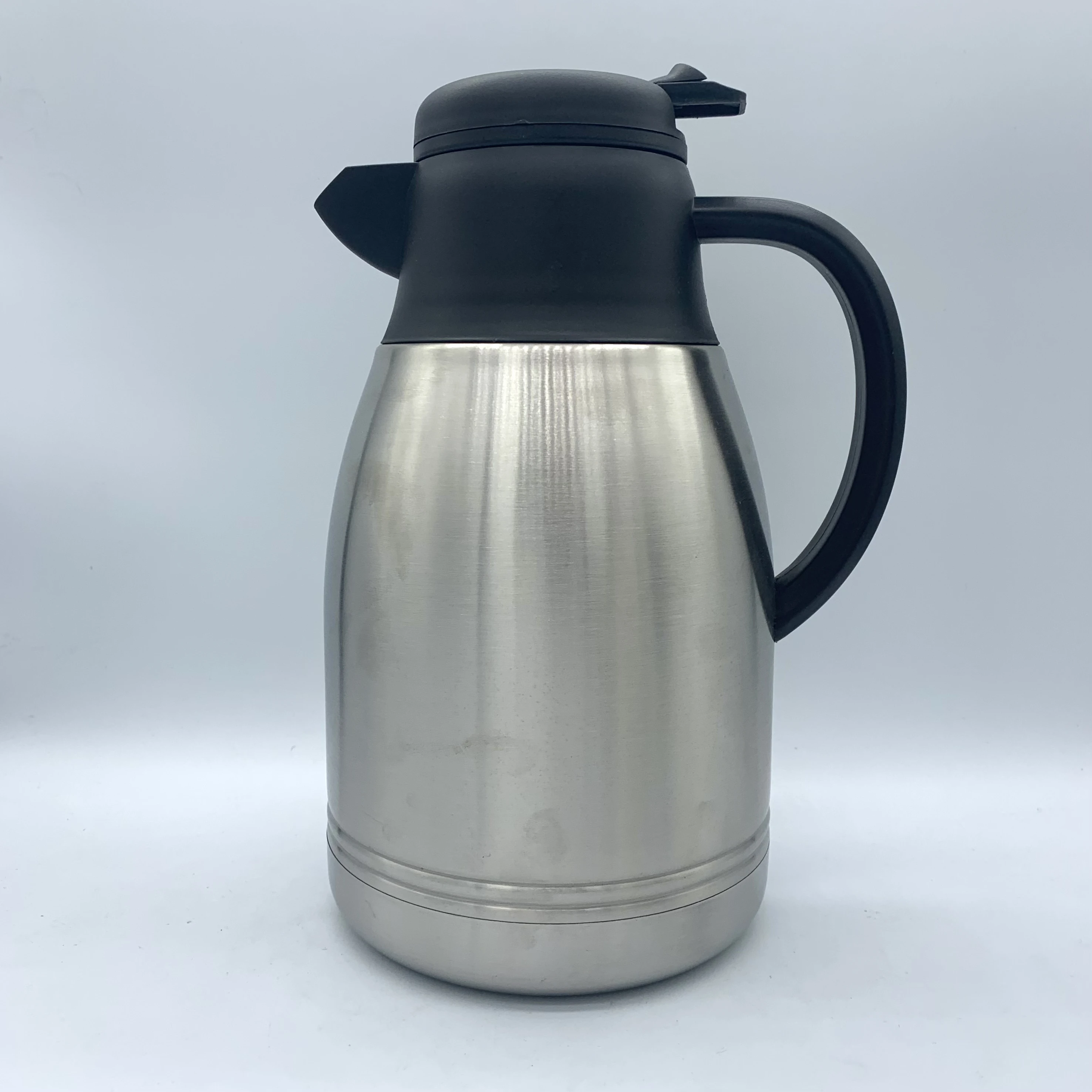 High Quality Insulated Pot 18/8 BPA Free Eco Friendly 1.5 L  Refill Button Vacuum Flask Coffee Pot For Hotel