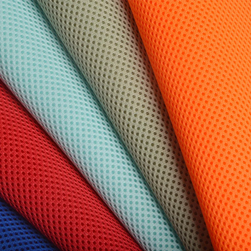 В наличии 290GSM 100% полиэстер 3d разделитель сетчатая ткань для сиденья автомобиля и мотоцикла