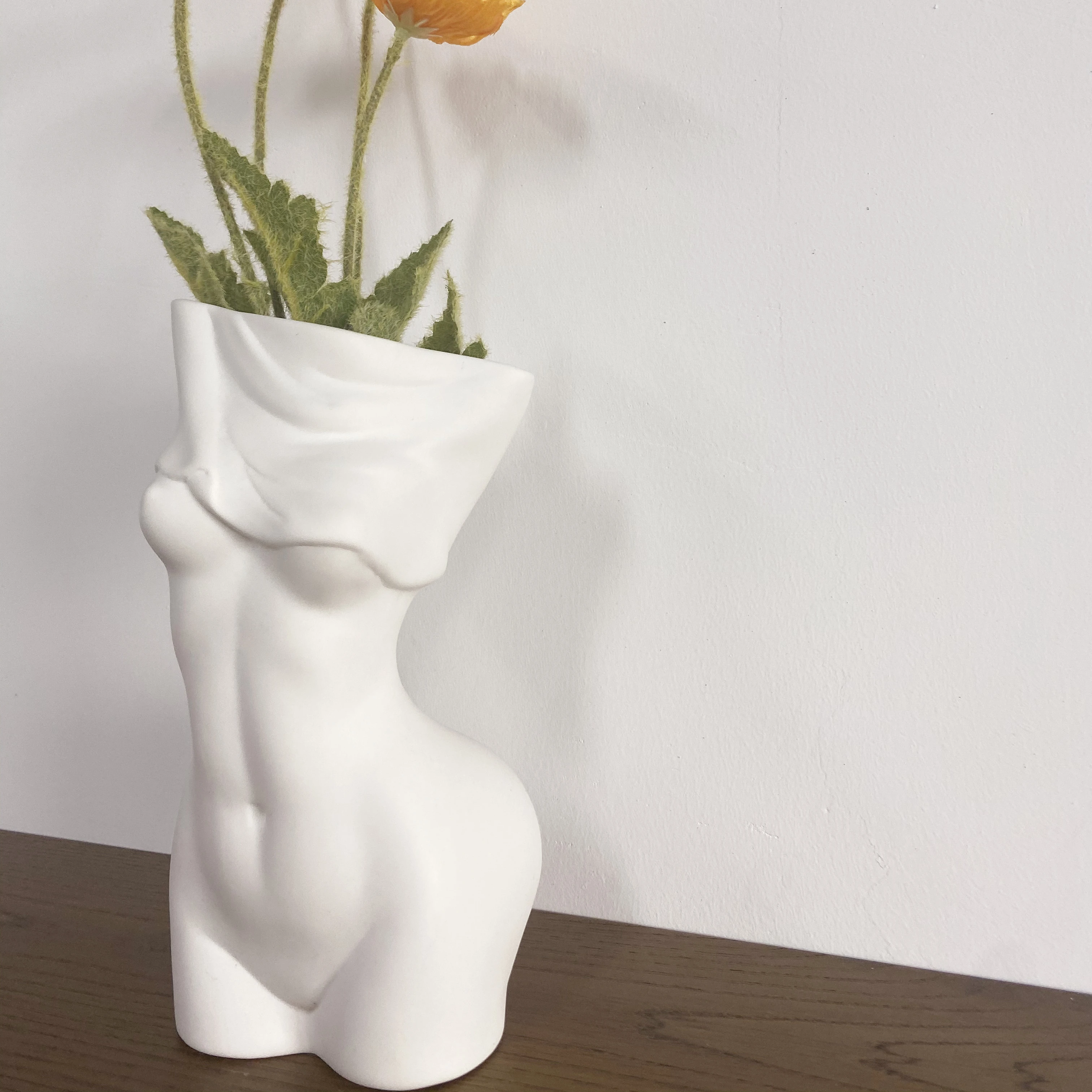 
modern Female Body nude ceramic vase flowers for home decor gifts crafts 