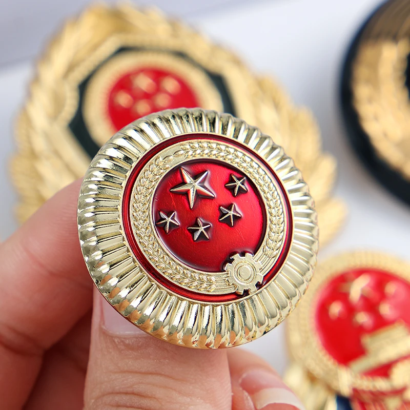 Customized High Quality National Mark Metal Soft Enamel Pin Badge for National Emblem