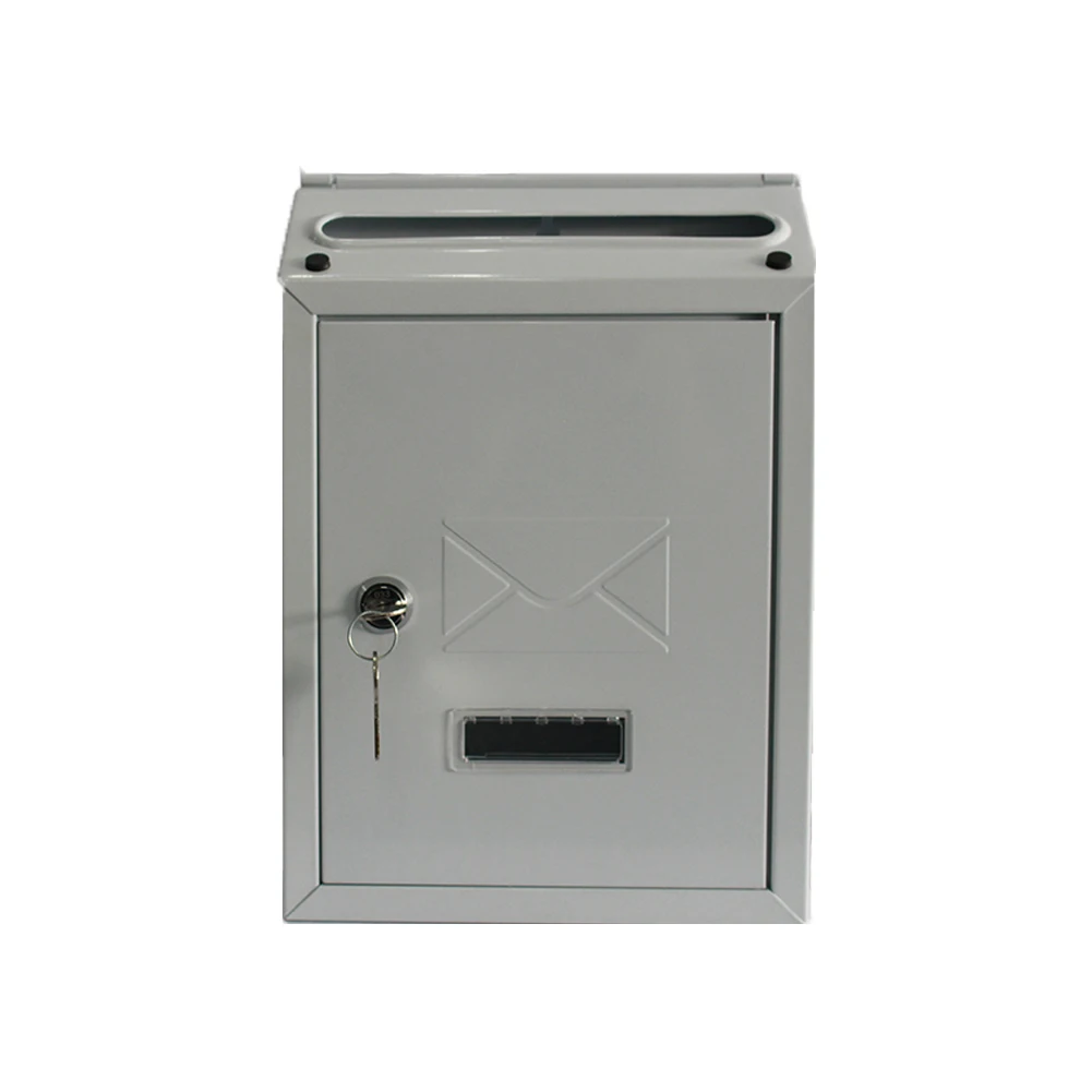 High Quality Low Price  Large Capacity Outdoor Modern Design And Galvanized Wall Mounted Household  Metal Mailbox
