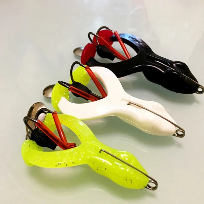 Factory Wholesale 9g/13g/17gNew Thunder Frog Lure Soft Bait Sequin Soft Fish