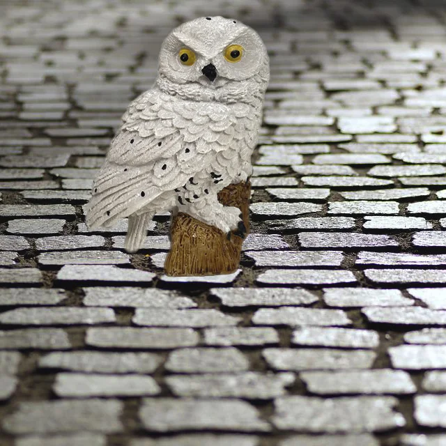 Украшения для сада полимерные поделки статуя совы украшение