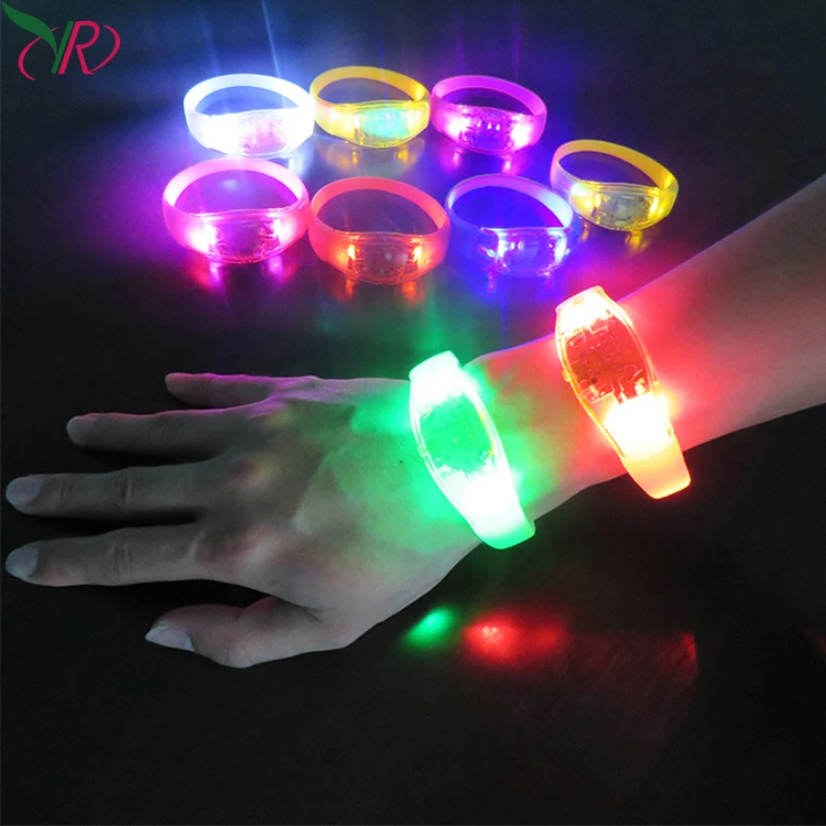Remote Controlled Flashing Led Silicone Bracelet Radio Control Rfid Light Up Wristband Dmx Led Bracelet led silicone bracelet