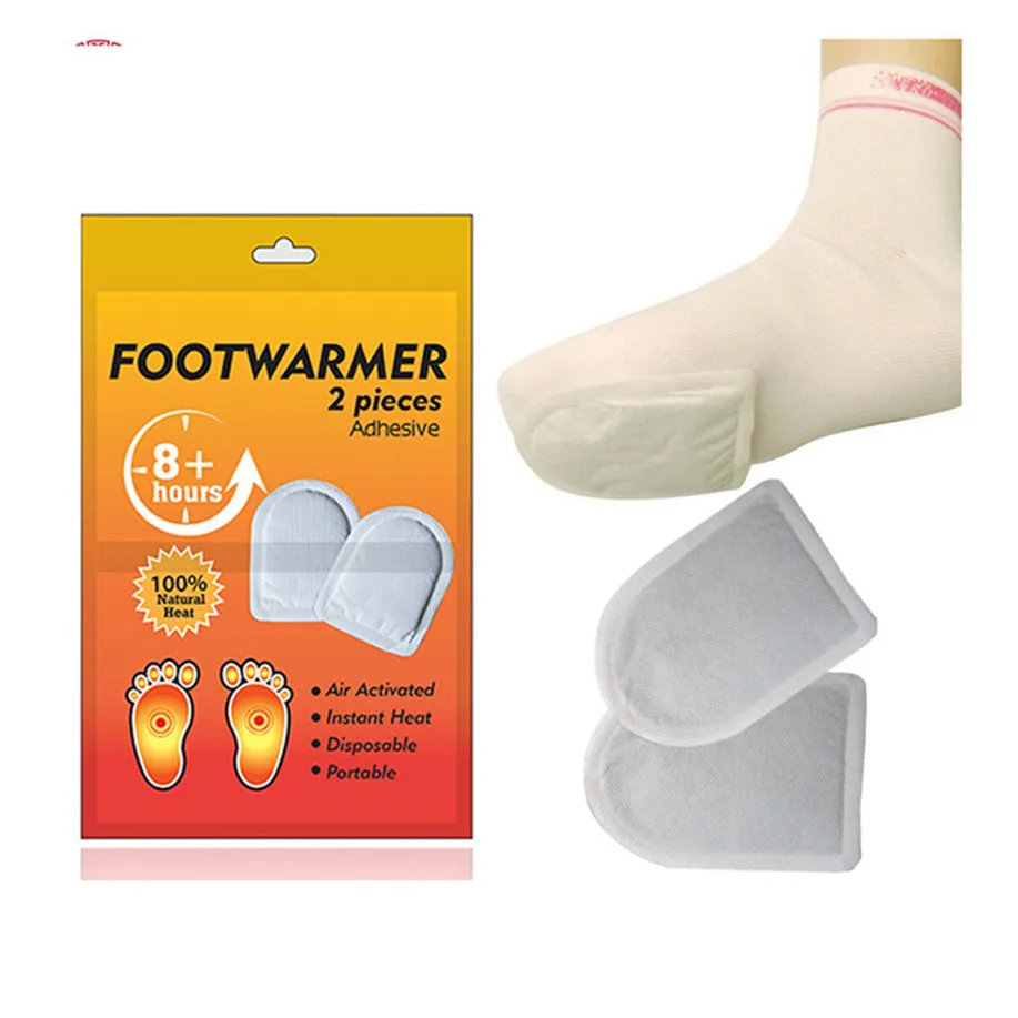 Customized Logo Foot Warmer Pads Adhesive Heated Insole Foot Warmer Pad