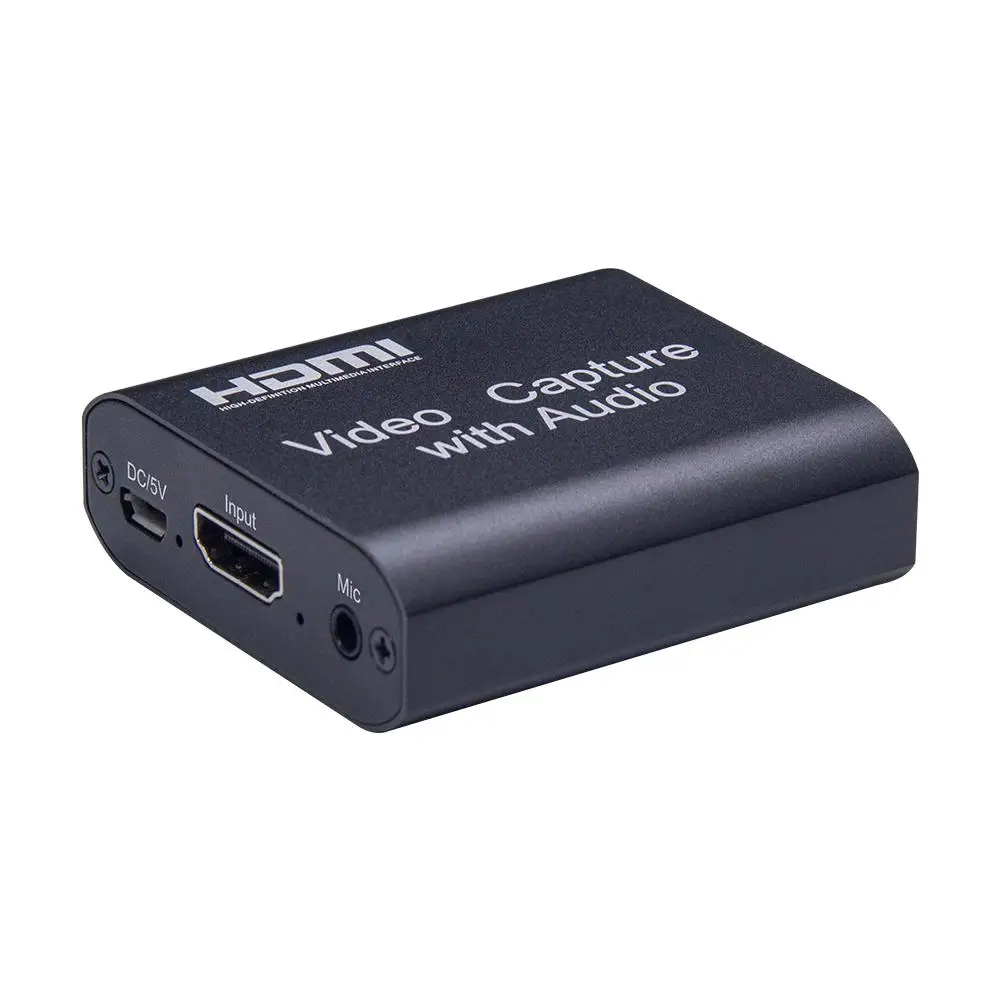  HDVC4 компьютерная игра живая запись коробка металлический корпус с аудио HD 4K Карта