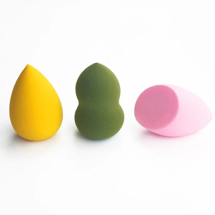 Private Label  4pcs Cosmetics Makeup Sponge Sets Beauty Foundation Non Latex Makeup Sponge
