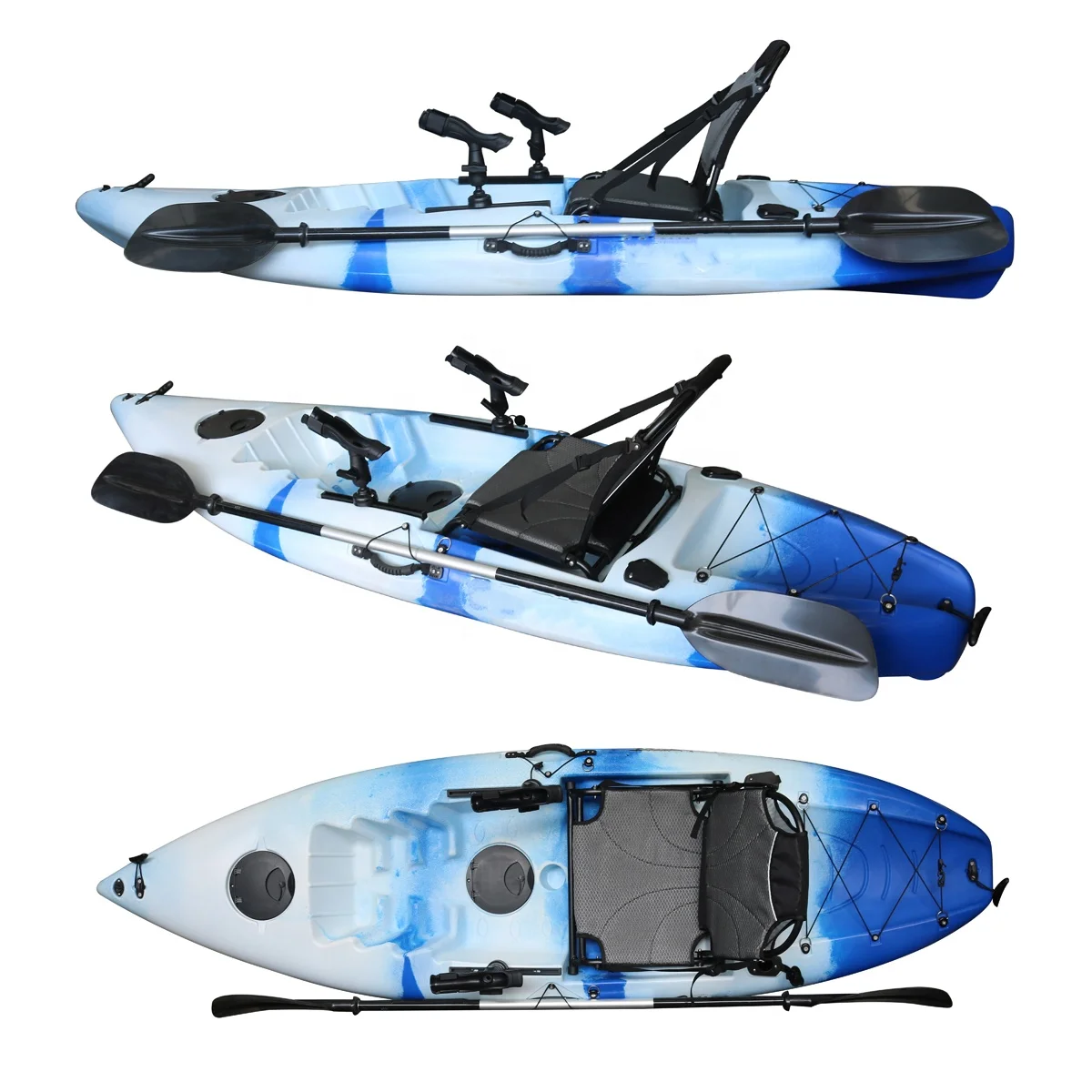 9ft kayak single person sit on top fishing kayak for surfing