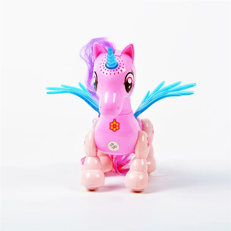 Multi-purpose pink and white smart Unicorn toy for children