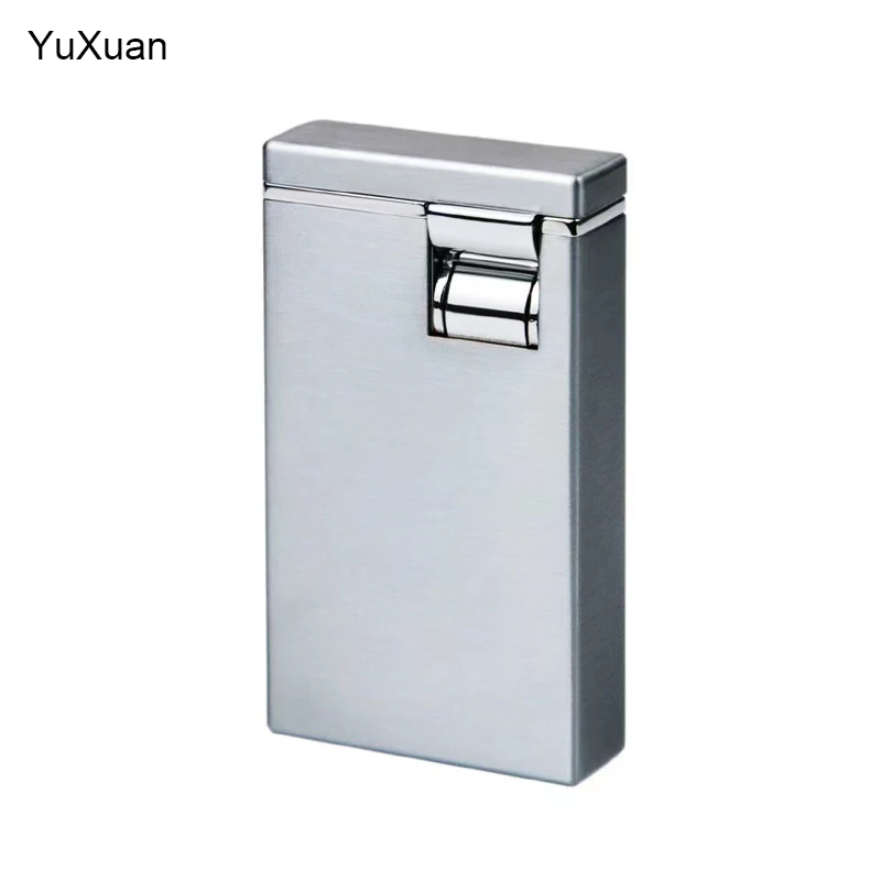 2023 new design custom logo cigar lighter gift box packaging lighter windproof torch lighter for cigars