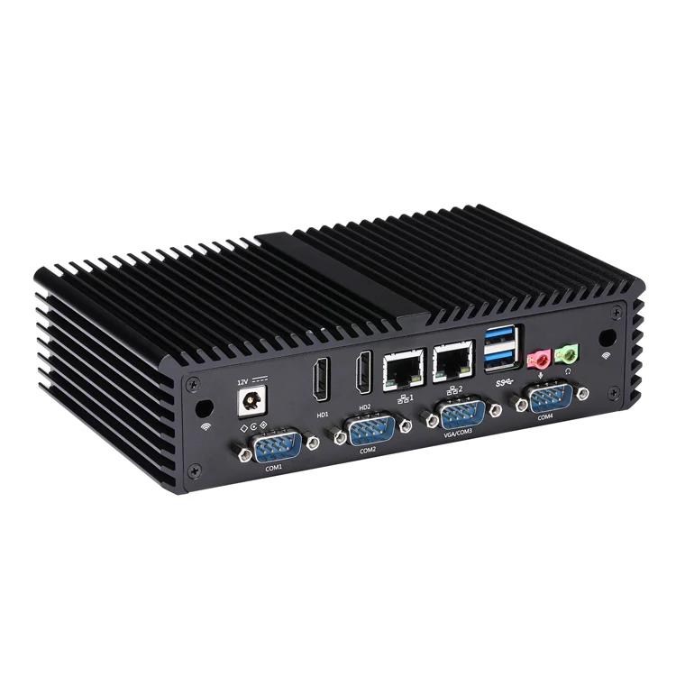 Встроенный компьютер Corei5 i3 Настольный системный блок Mimi настенный безвентиляторный промышленный мини-ПК