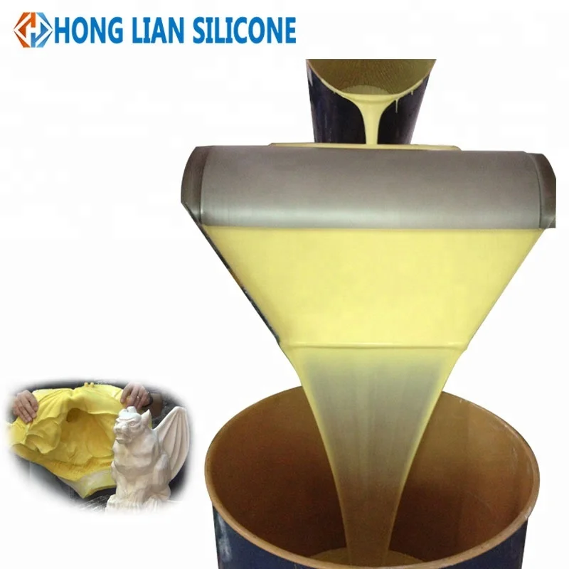 statues gypsum silicone molds casting lsr liquid silicone rubber Hong Lian factory price