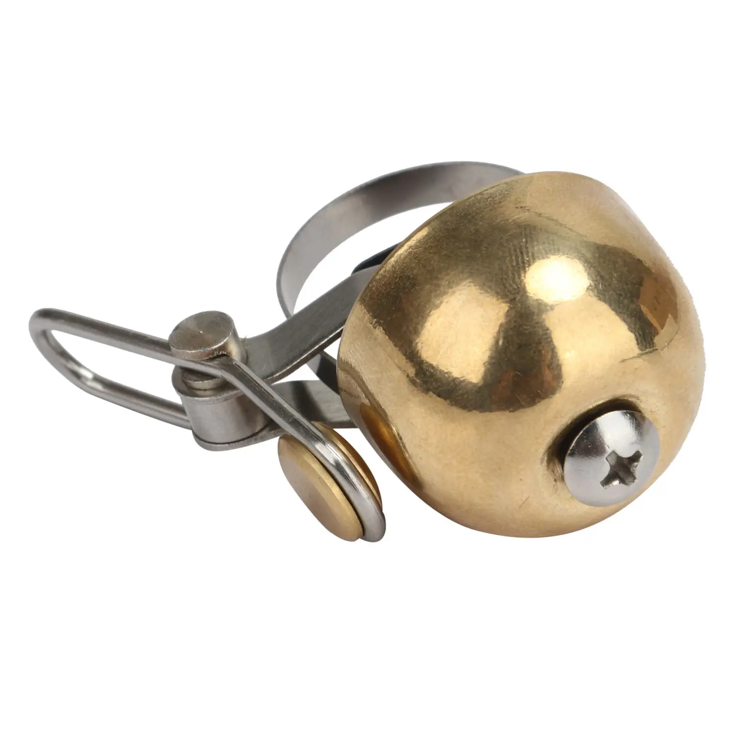 2021 New listing High quality Shiny brass Bicycle Bell Handlebar Ring Clear Sound for bike