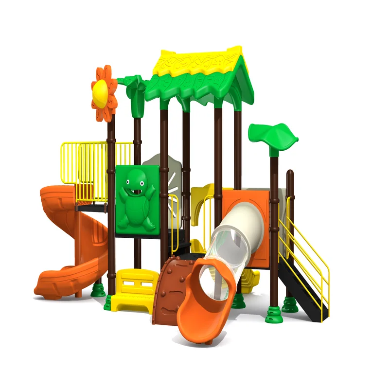 New Children Plastic Outdoor Playground Equipment Amusement Park Toy Outside Plastic Playground Slide