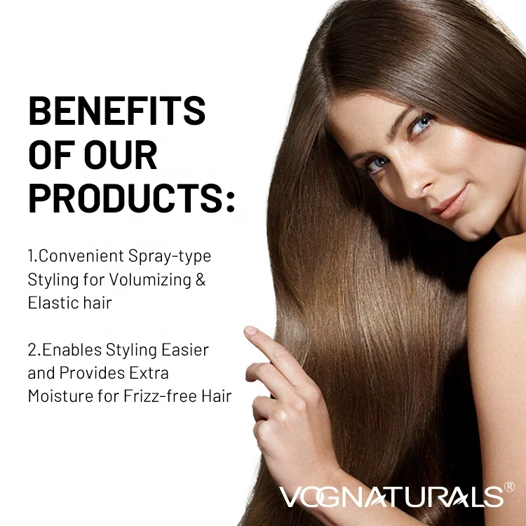 Private Label Hydrating Hair Oil Perfume Mist Spray Biotin Linseed Oil Smoothing Promote Growth Moisturizing Hair Spray