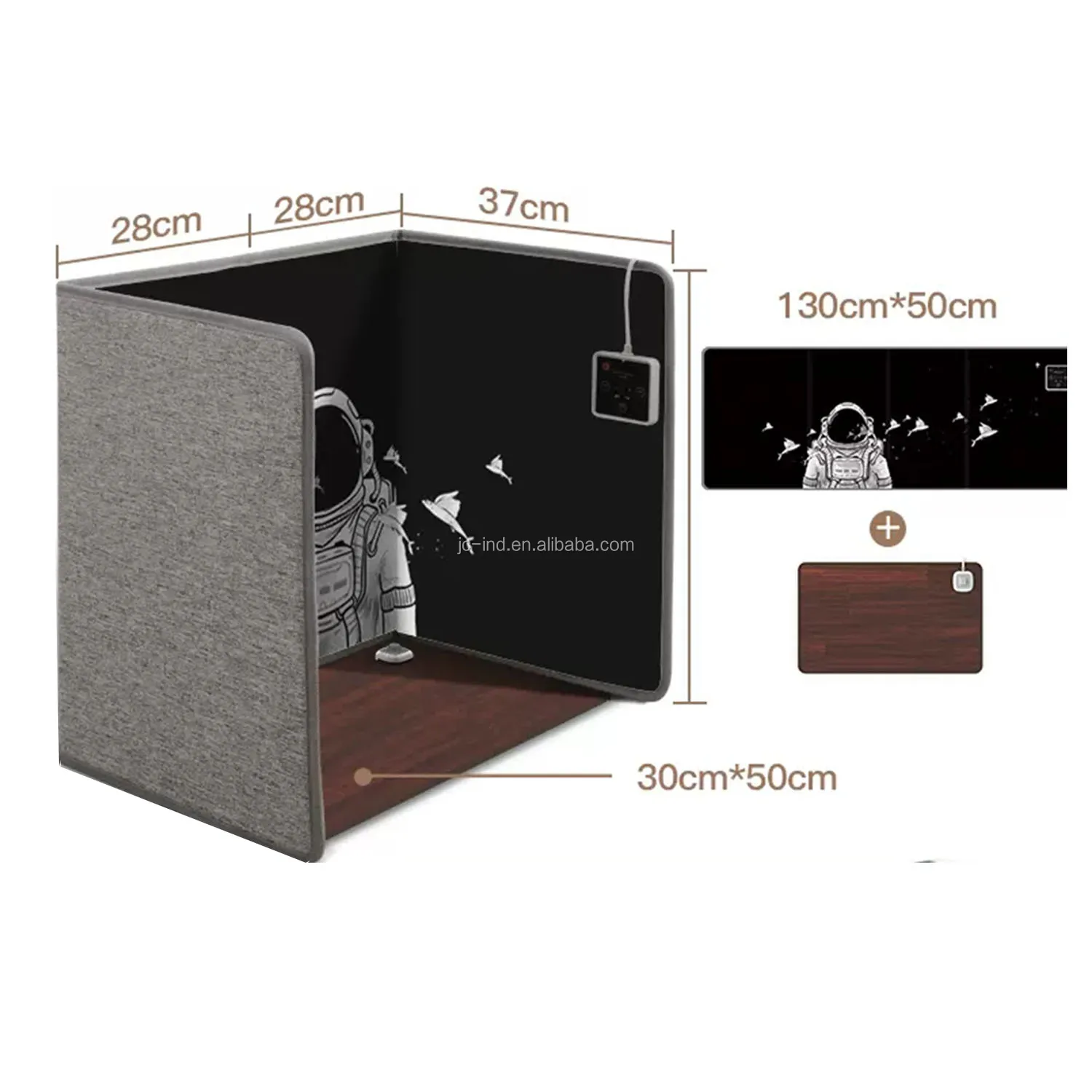 PSE certificate Electric AC Foot Warmer Health Care Folding Panel Heaters Far Infrared Panel Heater for Old Man Lady Child Pet