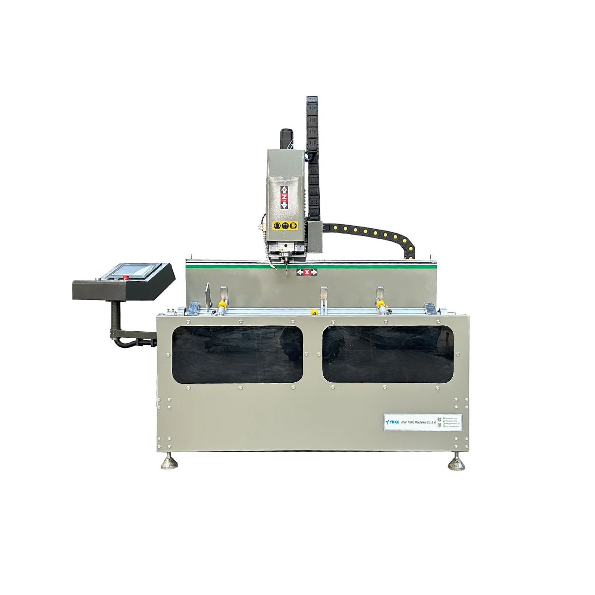 Алюминиевые окна делая машины cnc один Шпиндельный алюминиевый фрезерный и сверлильный станок