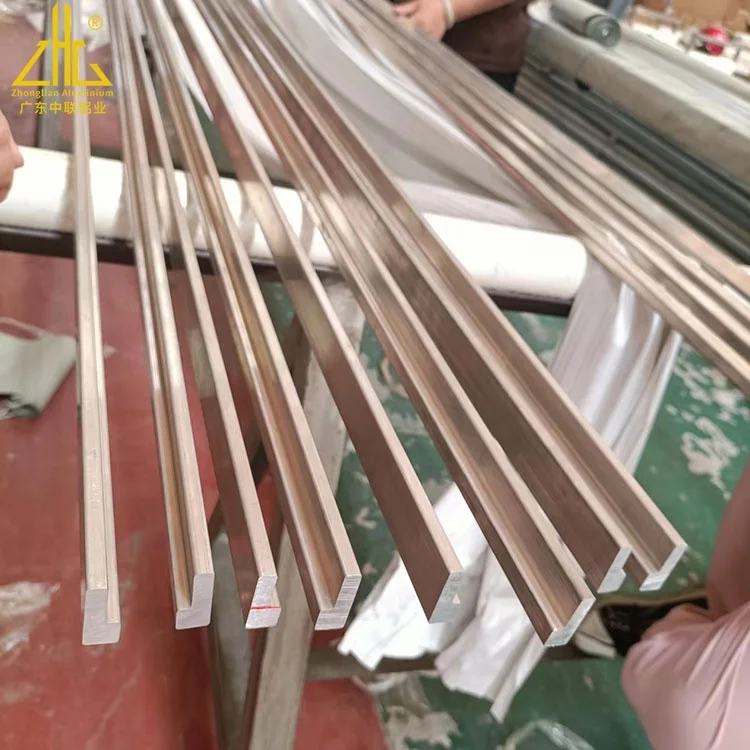 Zhonglian Offering High Hardness Aluminum Flat Bar 7075 Industrial Aluminium 7075 Profile