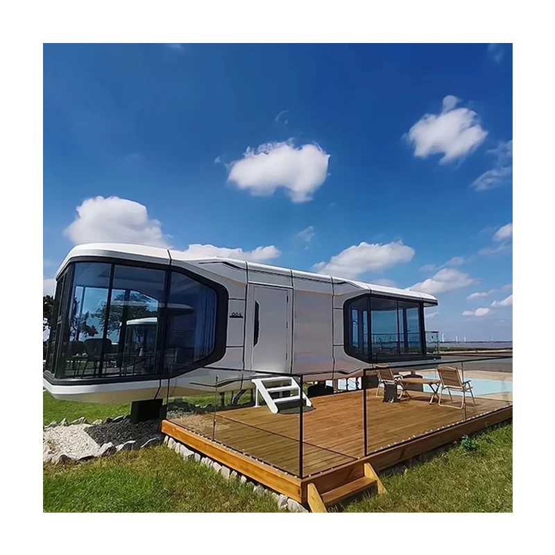 Space Capsule Easy Installation Foldable Mobile House Modern Environmentally Friendly Prefabricated House Luxury Modular Hotel