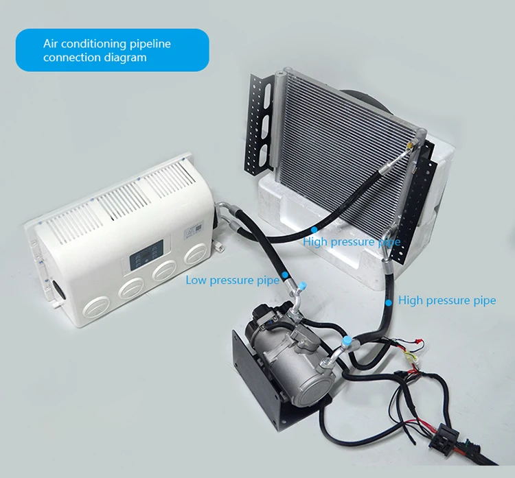 
Auto air condition 12V 24V Electric truck air conditioner for car 