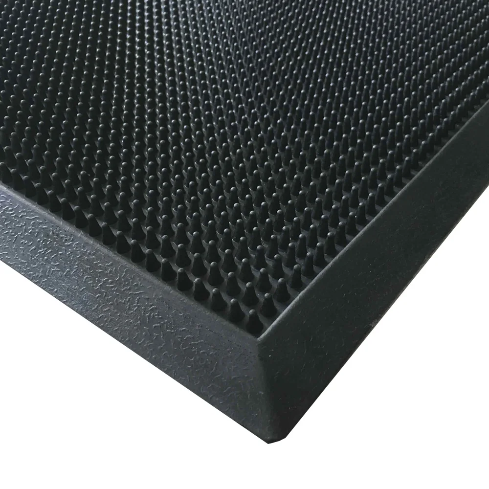 0utdoor Outside Entrance Welcome Entry Non Slip Heavy Duty Commercial Virgin Recycled Natural Fingertip Rubber Floor Mats
