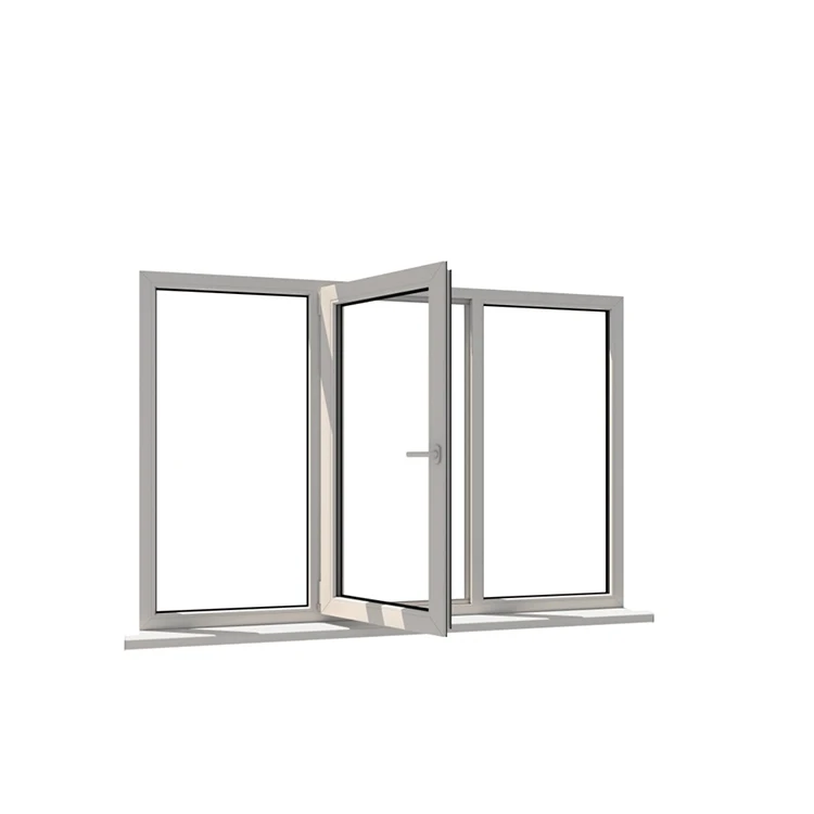 cheap price  pvc plastic steel casement windows