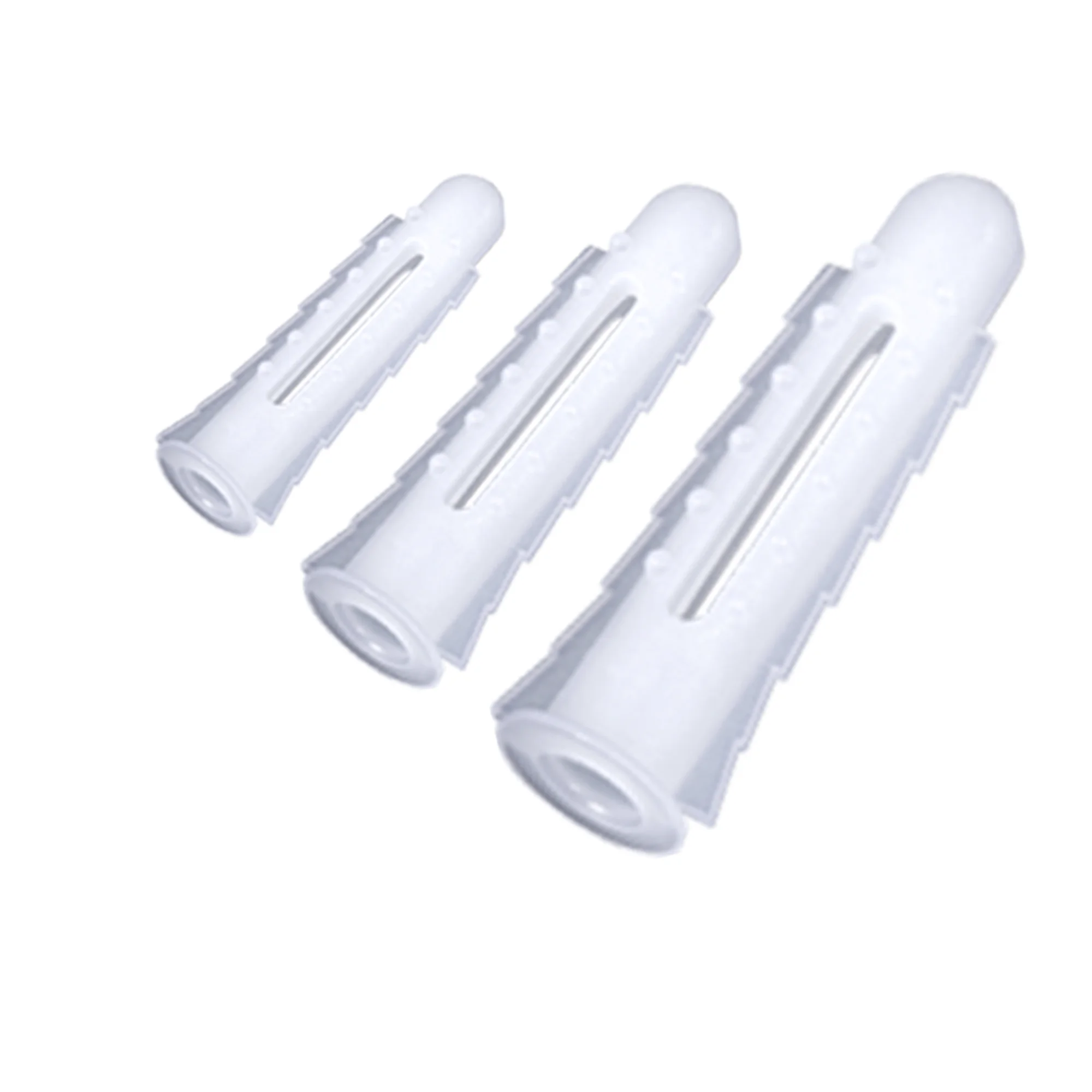 PE 6mm 8mm10mm strengthens thick white plastic expansion tube wall anchor plug screw screw