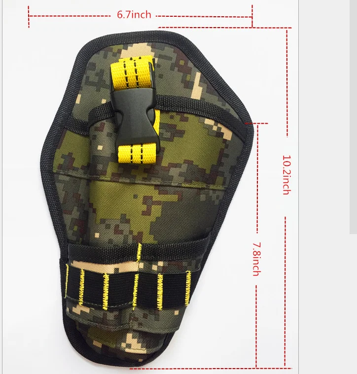 High Quality Electric Drill Tool Waist Bag Portable Electrician Screwdriver Tools Pouch Electric Toolkit Organizer Bags