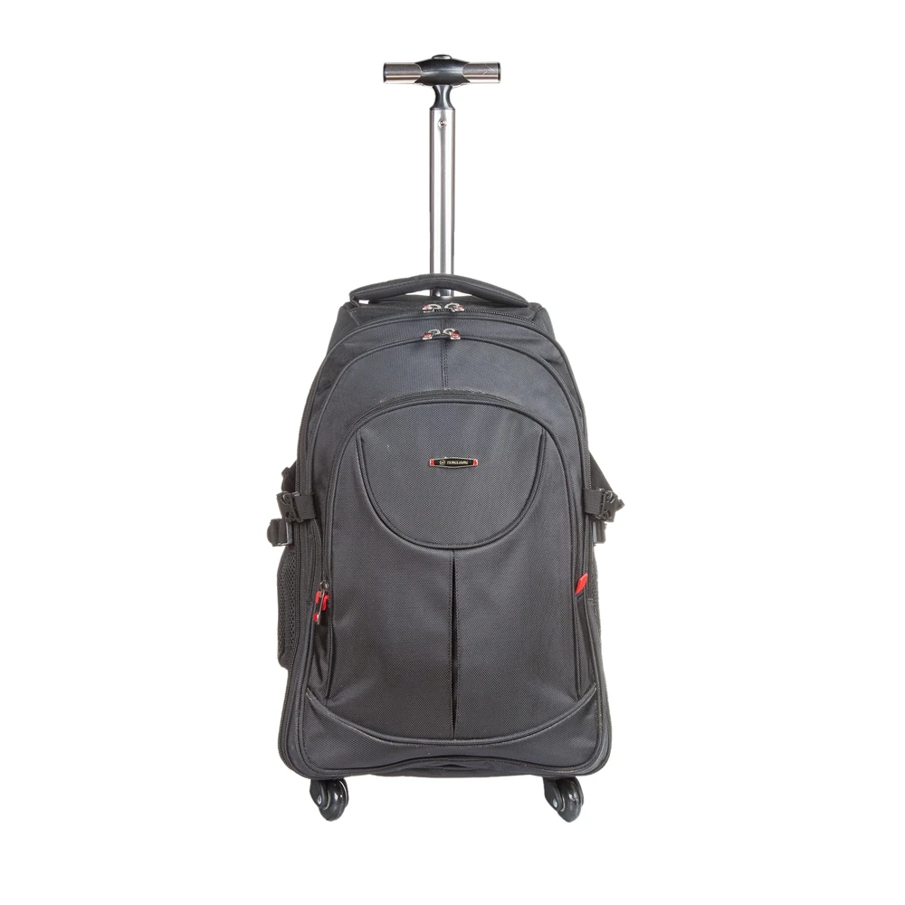 Big capacity four wheels weekend travel trolley laptop backpack bag for business