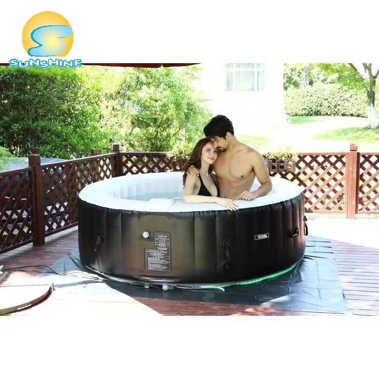 Sunshine spa hot tub inflatable outdoor massage bathtub swimming pool portable electric bubble spa