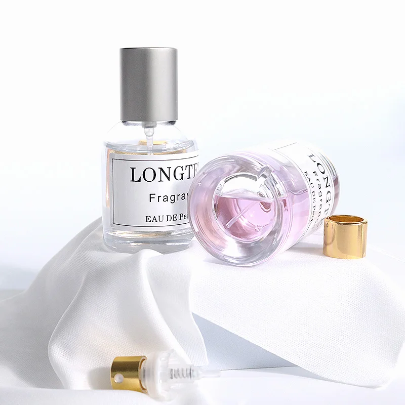 Wholesale perfumes Logo Packaging Boston unique Shape 30ml 50ml 100ml Glass Perfume Bottles With Cap Box