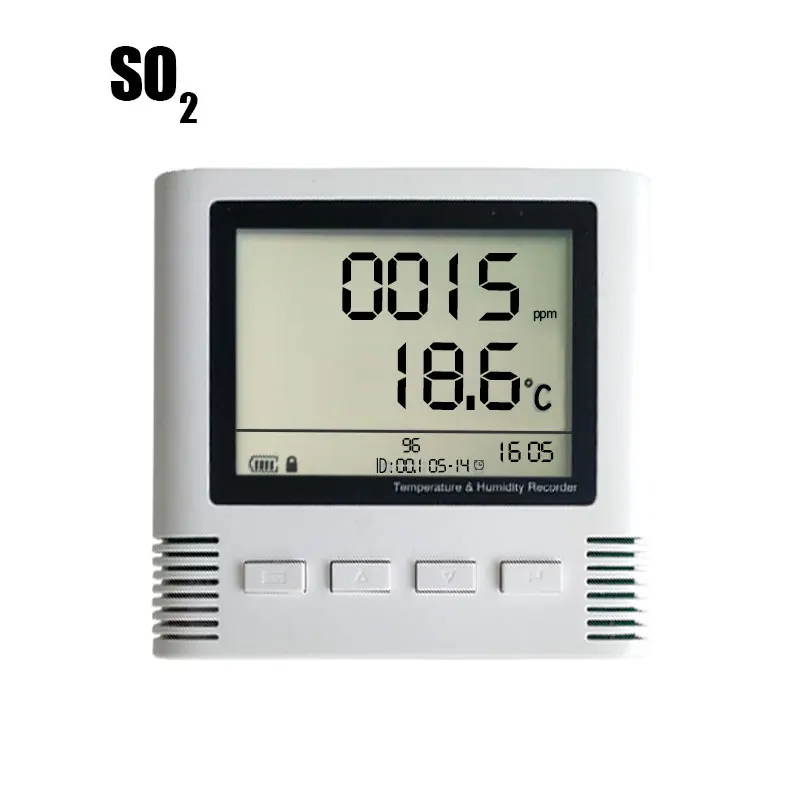 4G / NB / wifi LCD большой экран передатчик SO2 датчик диоксида серы/CH2O датчик формальдегида/детектор газа c2h4o