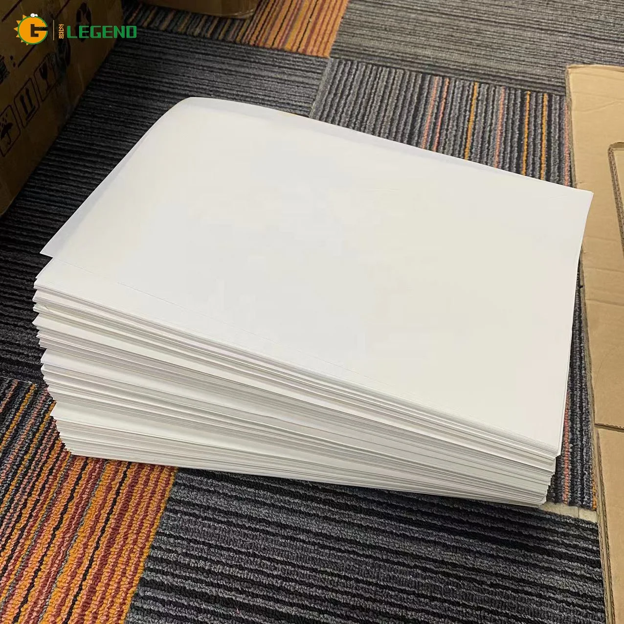 GDLEGEND 45g 100pcs bond paper A4 embedded security UV invisible fibers cotton rag paper