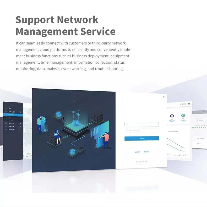 GZCOM 3 layer 24 sfp ports managed 10g Network  Ethernet switch