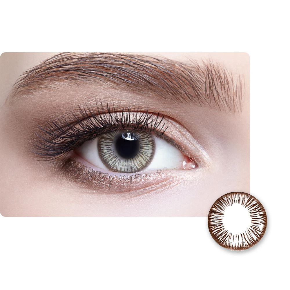 Soft natural color contact lenses cosmetics wholesale diameter 14.5mm cheap color contact lenses