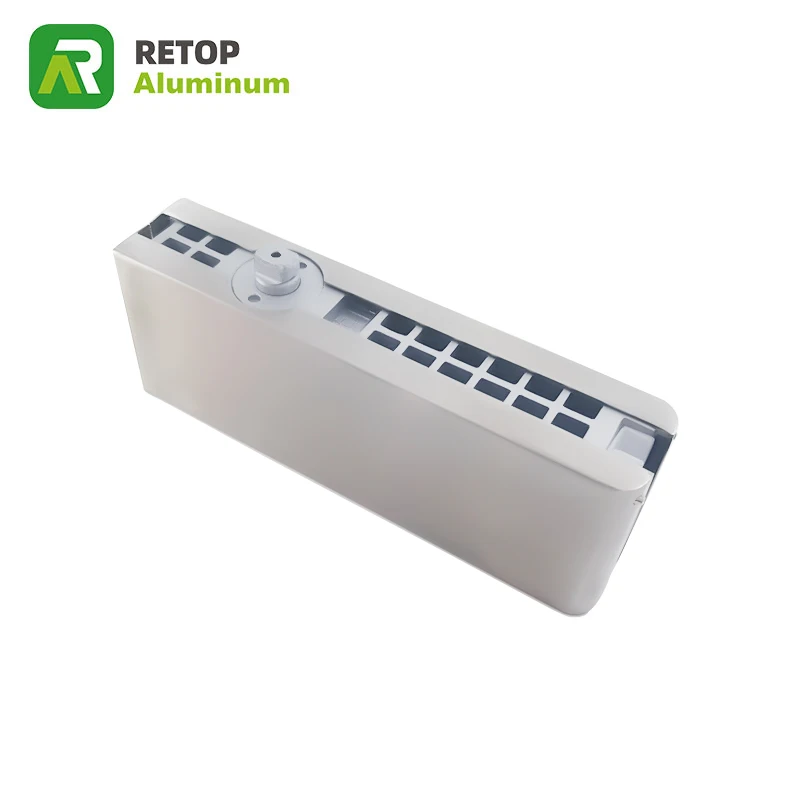 RETOP Hydraulic Floor Spring Hinge for Glass Door Medium Heavy Duty Adjustable Automatic Door Closer for 60 Kg Door