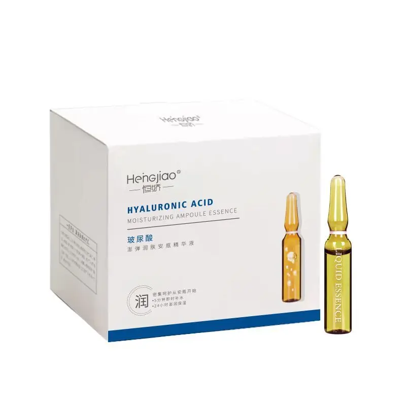 
28pcs*2ml/box Hyaluronic Acid Ampoule Face Serum Shrink Pores Anti-Ance Nicotinamide Whitening Moisturizing Skin Care 