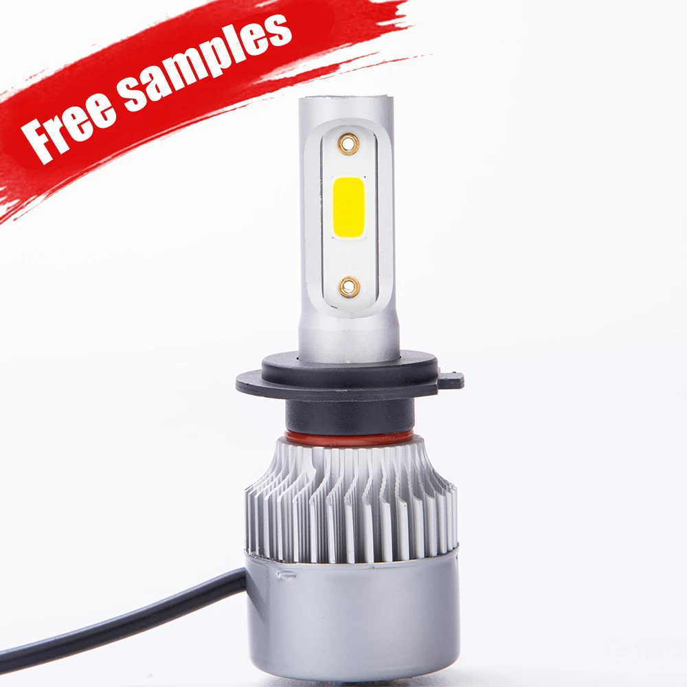  Бесплатные образцы Автомобильные светодиодные лампы S9 led h7 h4 h11 9005 9006 880